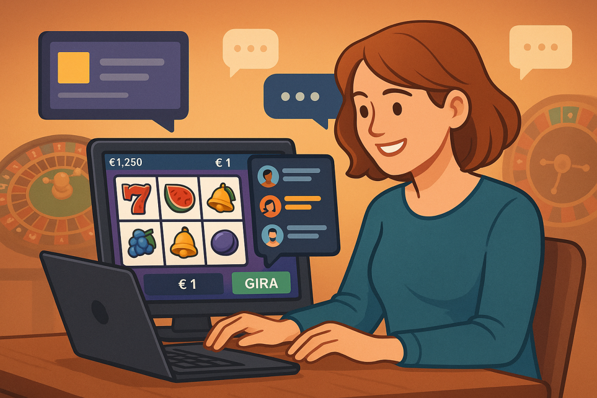 Live chat comunitaria nei casinò online: socializzare mentre si gioca conviene?